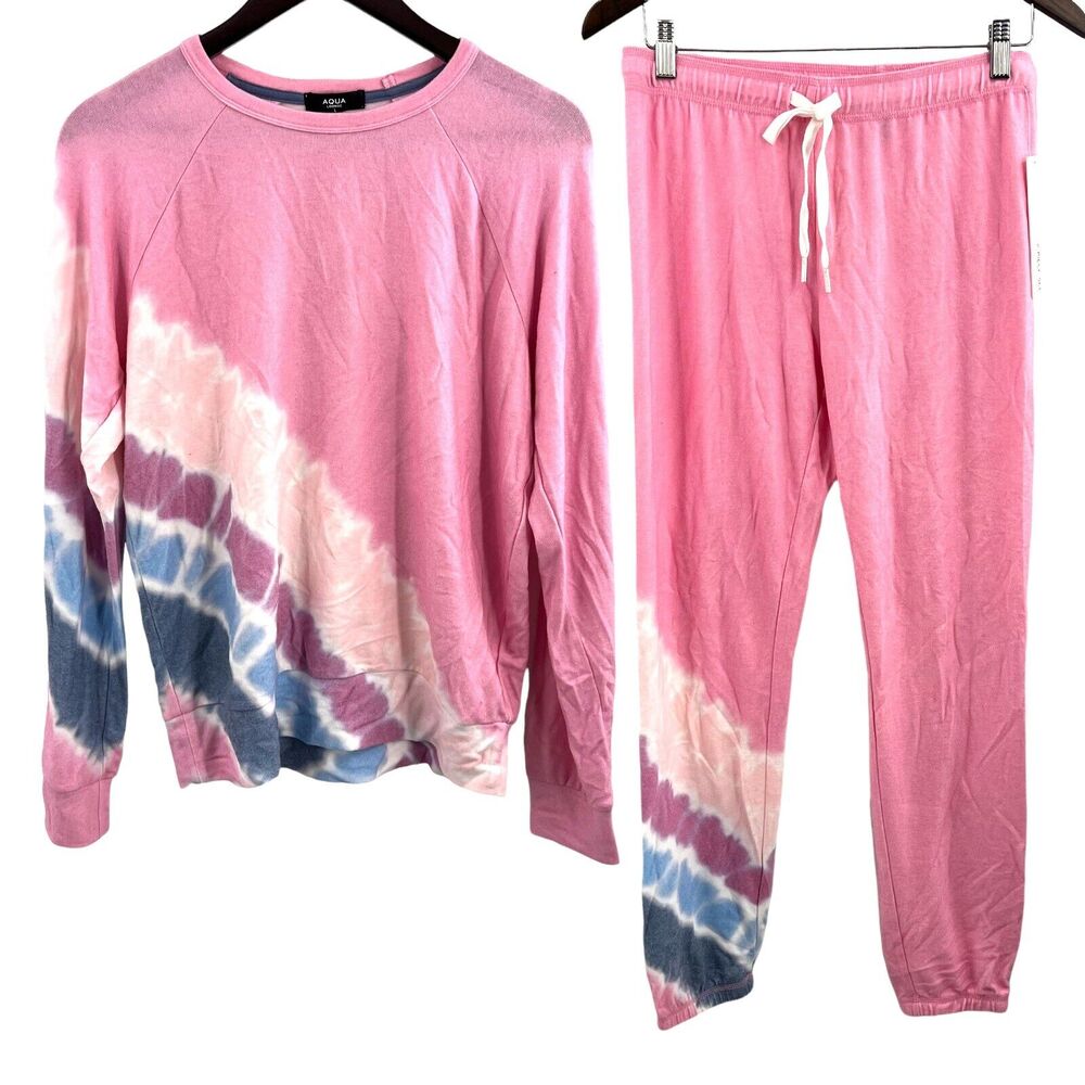 Aqua Tie Dye Pink Lounge Set New Size XS